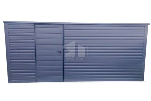 Gartenhaus  5x3m  Tür - Anthrazit - Pultdach | GP201 |