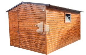  Gartenhaus 3x4m Satteldach Tür Holzoptik PVC Kippfenster | ID153 |