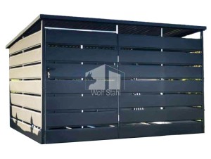 Mulltonnenbox- pultdach 2,5x1,5m - GP171 