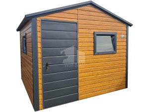 Gartenhaus - Gartenschuppen 3x2,5m - Tür - Holzoptik - Satteldach | ID992 |