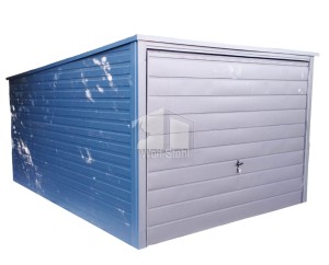  Blechgarage 3x4m - Schwingtor - Anthrazit Pultdach - GP223